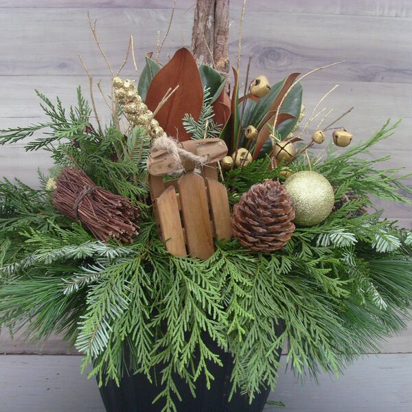Jingle All The Way: 13 inch Planter