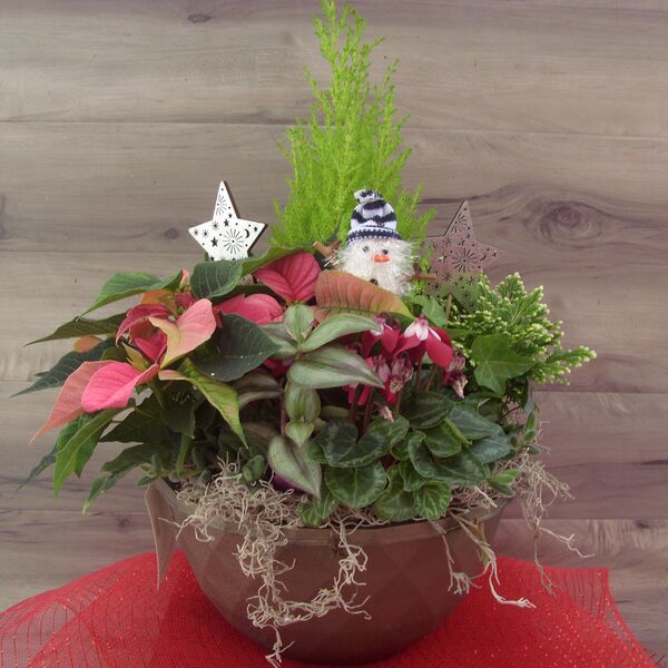 Frosty Forest: Decorative Round Bowl Frosty Forest: Decorative Round Bowl