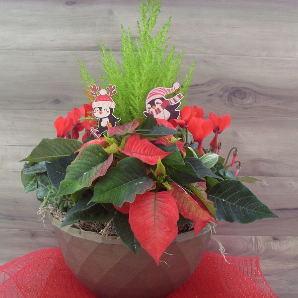 Frosty Forest: Decorative Round Bowl Frosty Forest: Decorative Round Bowl