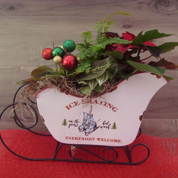 Sleigh Bells Ring: Decorative Pot